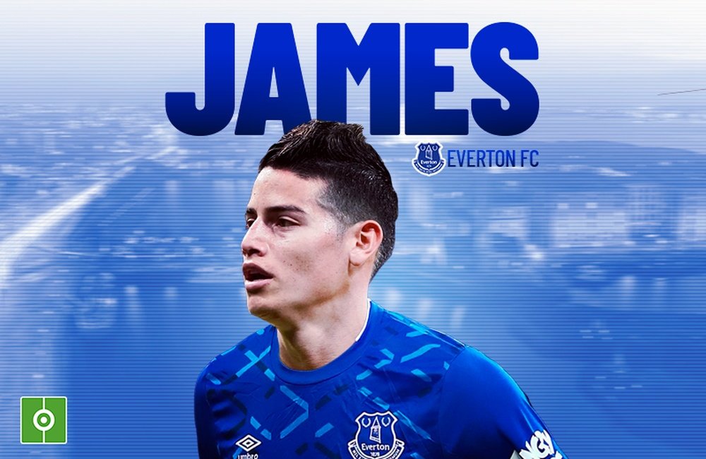 James signs for Everton in exchange of a big transfer. BeSoccer