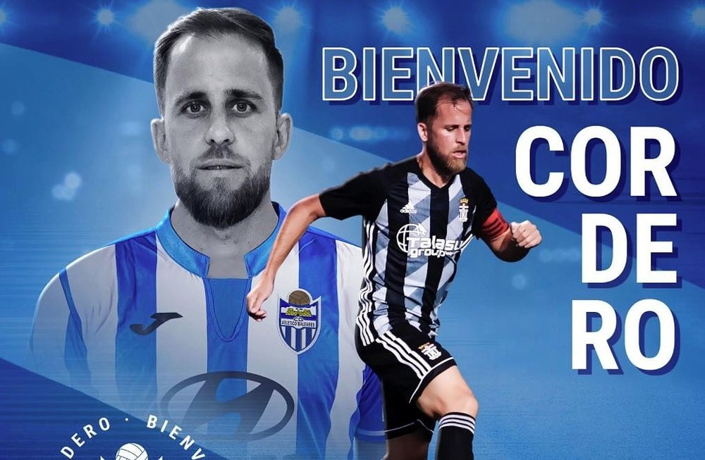 Cordero firma por el Atlético Baleares. AtléticoBaleares