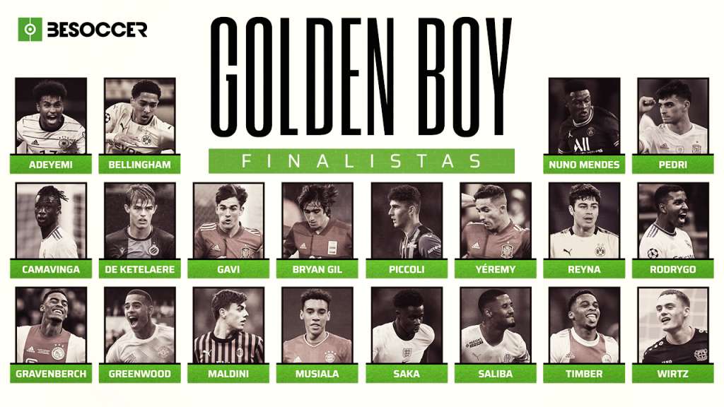 Estos son los 20 finalistas al Golden Boy