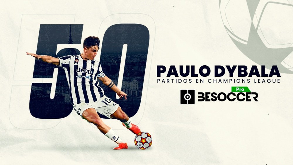 Dybala celebra sus 50 partidos europeos en Champions. BeSoccer Pro