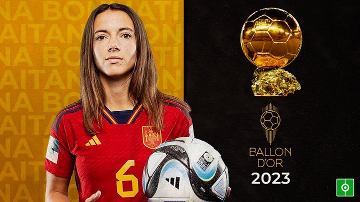 Bonmati won the trophy after winning the 2023 Womens Ballon d'Or. BeSoccer