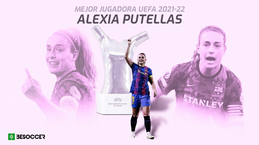 Alexia gana el premio a la Jugadora del Año de la UEFA 2021-22. Besoccer