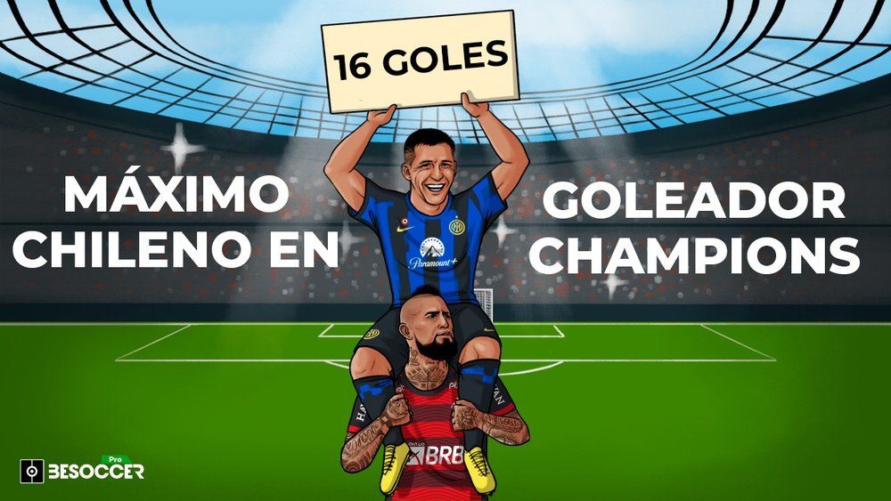 Alexis, el máximo goleador de Chile en la Champions. BeSoccer Pro