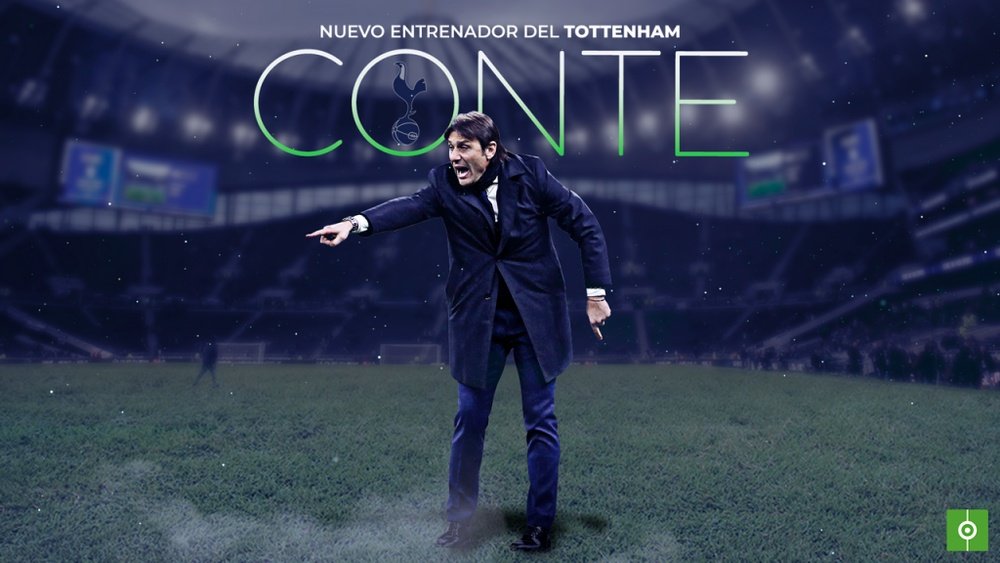 El Tottenham anunció a Antonio Conte a través de sus canales oficiales. BeSoccer