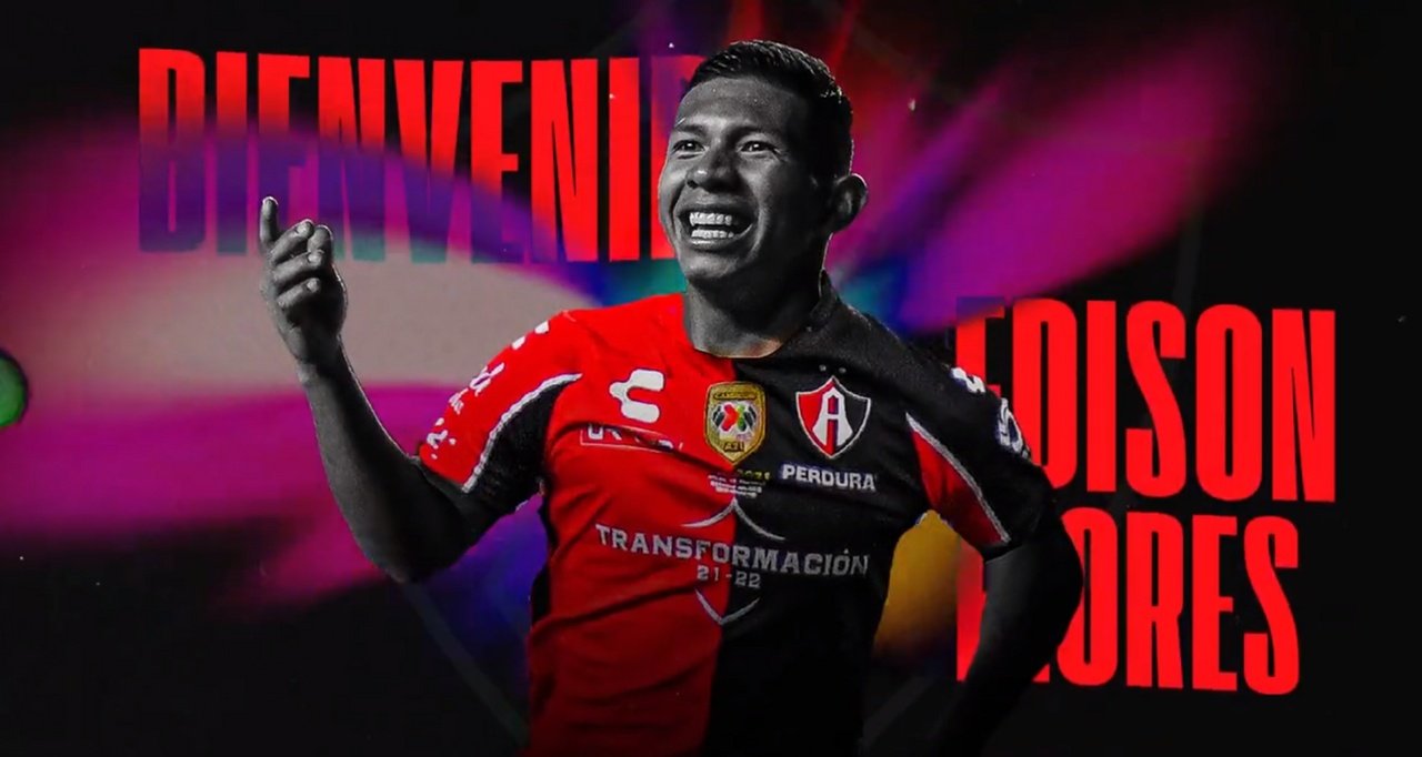 Atlas anunció el fichaje de Edison Flores. AtlasFC