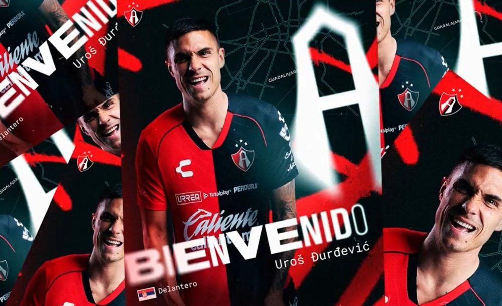 Djuka firma con Atlas. AtlasFC