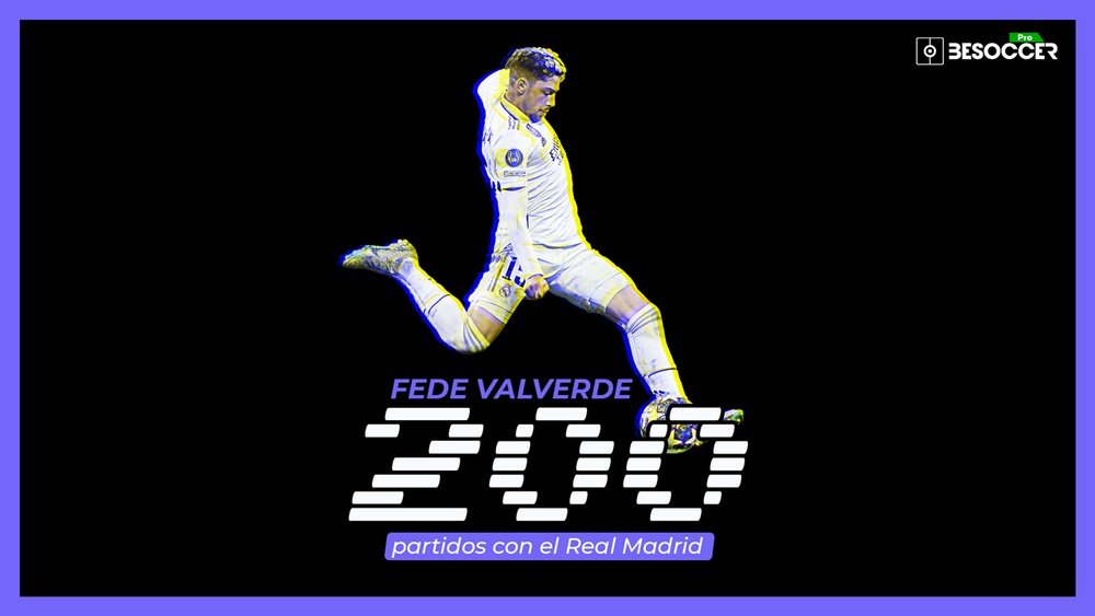 Valverde alcanzó los 200 partidos con el Real Madrid. BeSoccer