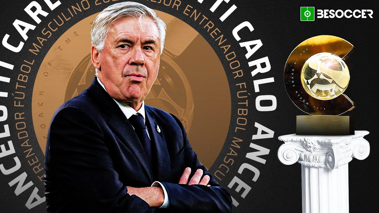 Carlo Ancelotti, trofeo Cruyff 2024. BeSoccer