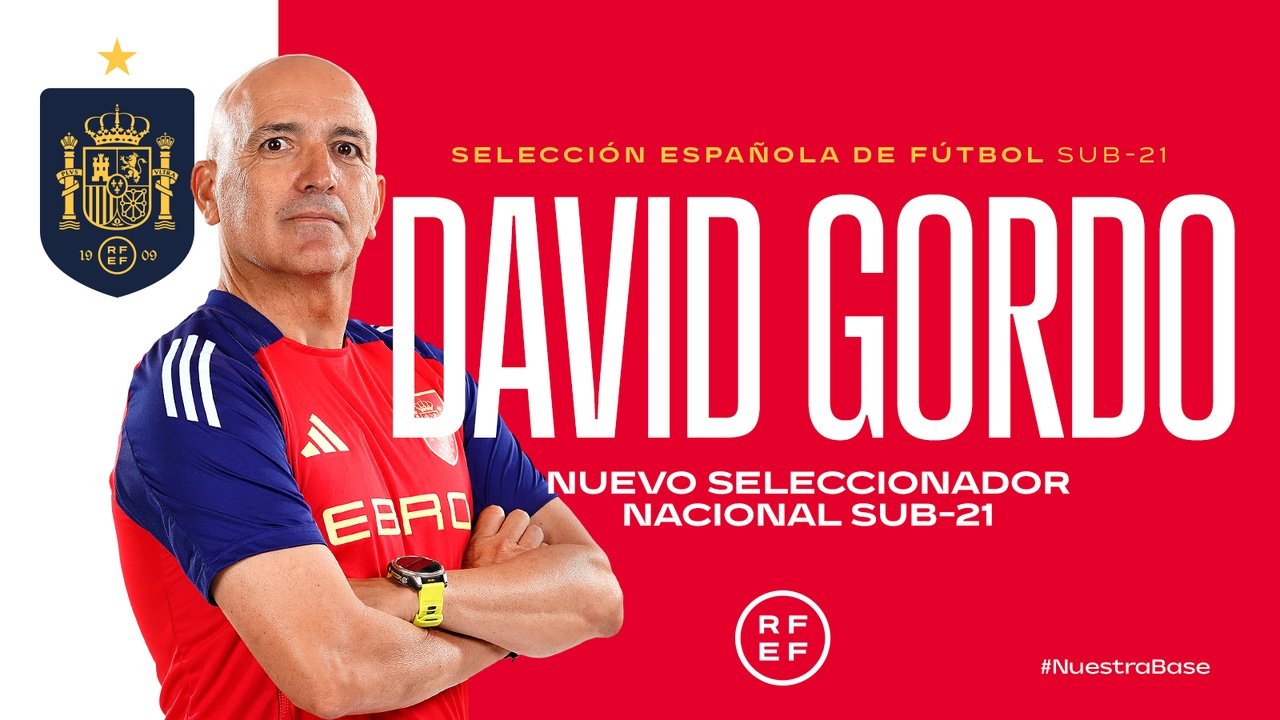 David Gordo, nuevo seleccionador de España Sub 21. RFEF