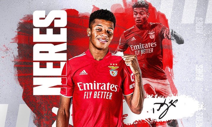 Neres, nuevo jugador del Benfica hasta 2027. Twitter/SLBenfica