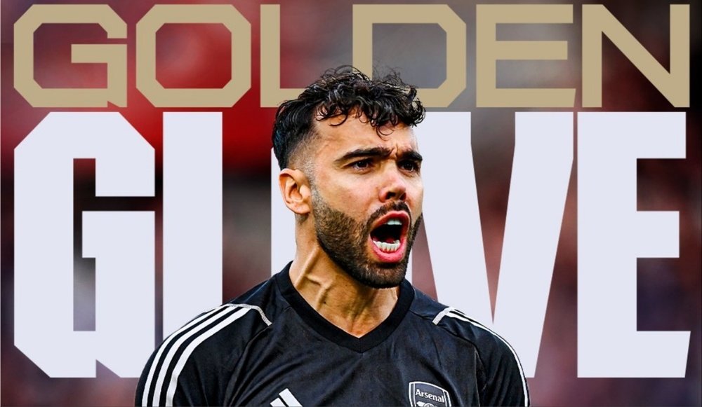 Arsenal FC News David Raya wins the Premier League Golden Glove