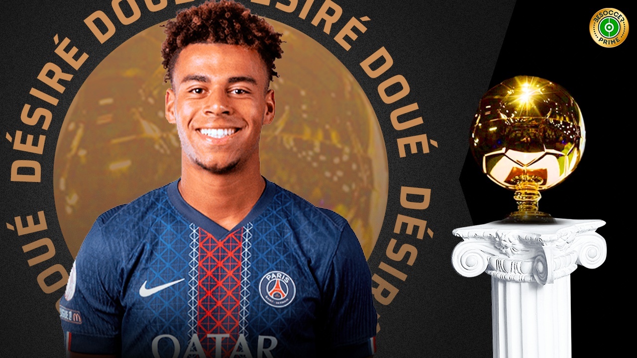 Astro do PSG, Désiré Doué é coroado Golden Boy 2025