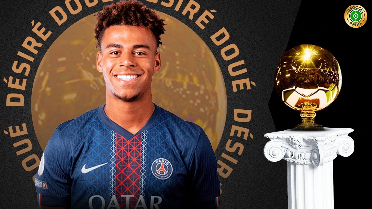 Astro do PSG, Désiré Doué é coroado Golden Boy 2025