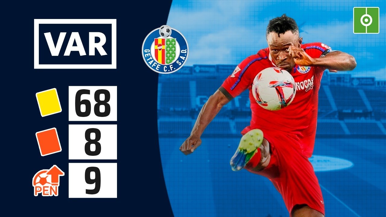 Djené, rey de los castigos en Liga en la 'era VAR'