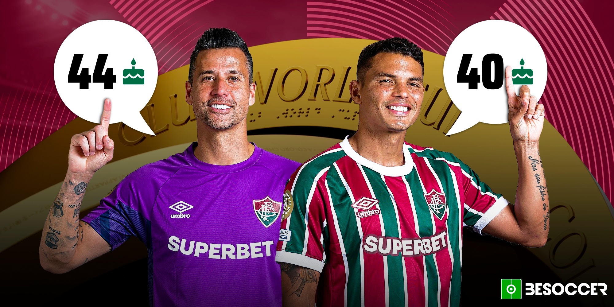 Fluminense boast the Club World Cup's most veteran duo