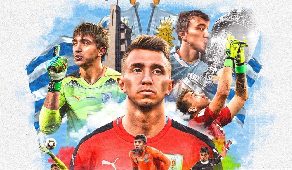 Muslera dice adiós a la Selección de Uruguay. Twitter/Uruguay