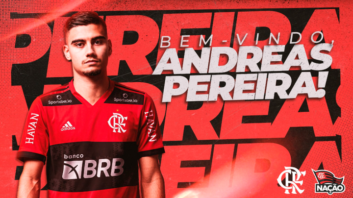 United loan Andreas Pereira to Flamengo with option to buy