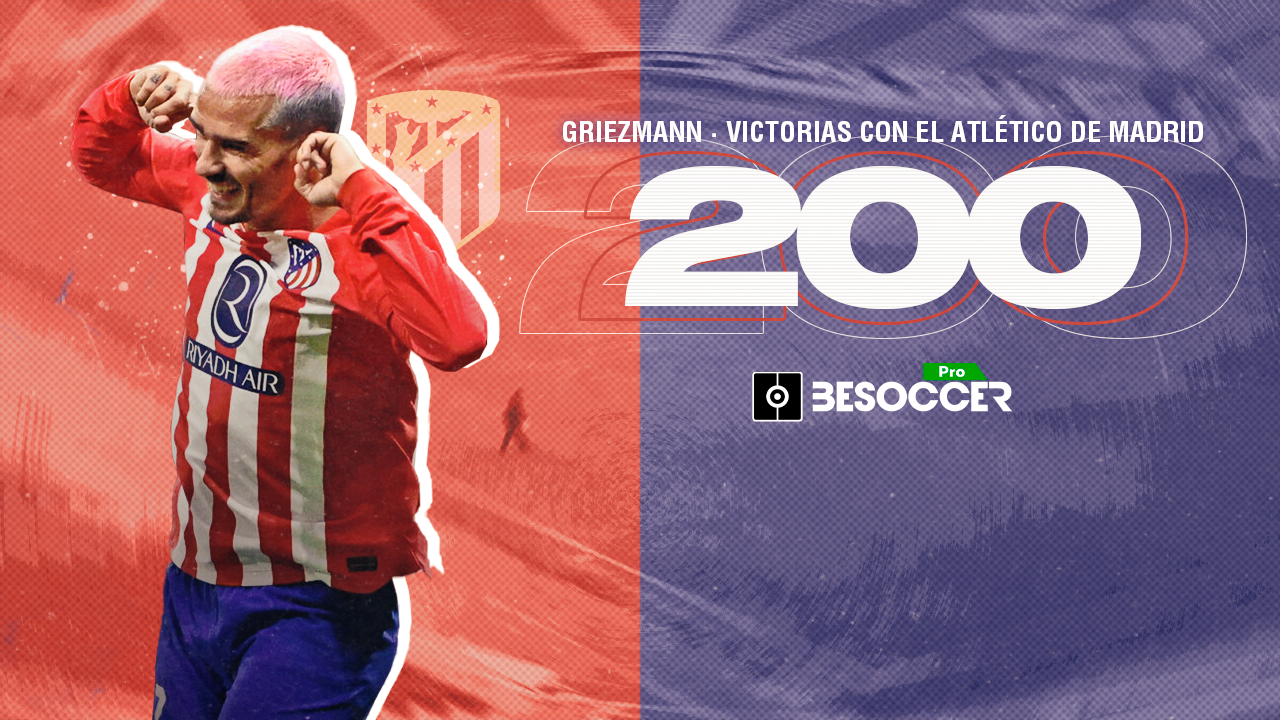 Griezmann se puso el traje de gala y alcanzó las 200 victorias con el Atleti