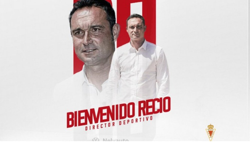 Javi Recio es el nuevo Director Deportivo del Real Murcia CF. RealMurciaCFSAD