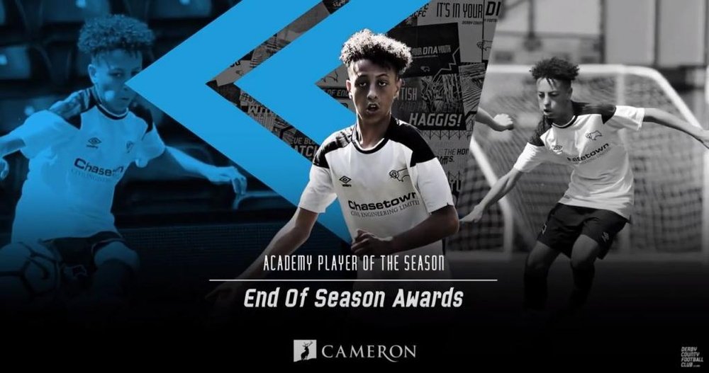 Liverpool after Derby youngster. Screenshot/Youtube/DerbyCounty