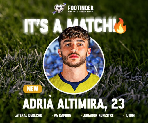 Altimira se suma al 'Footinder' del Lega