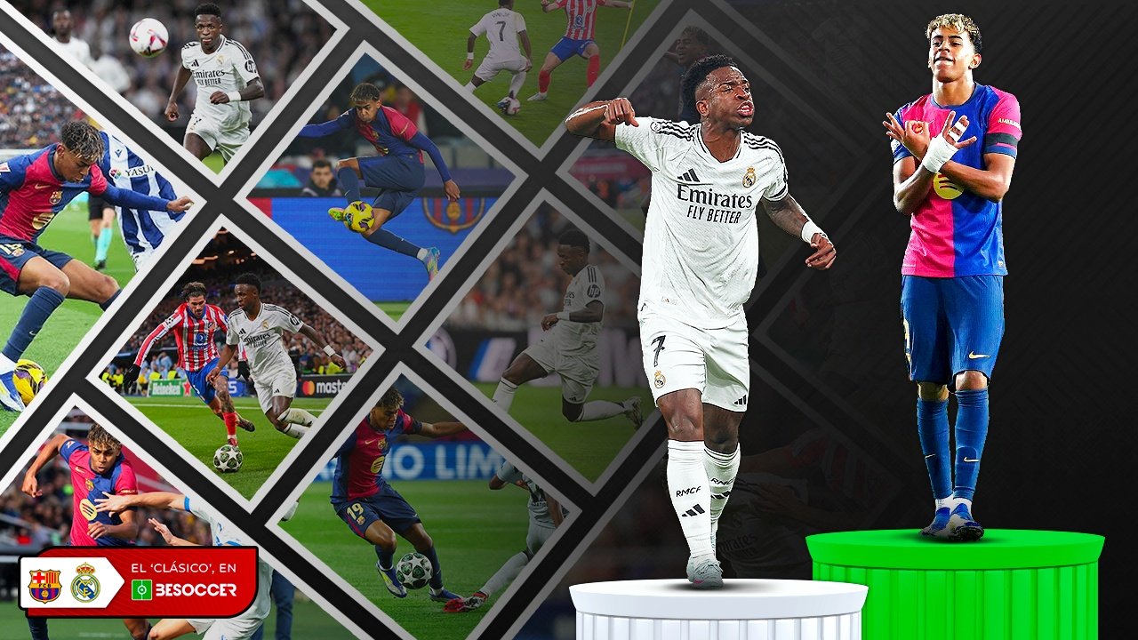 Lamine Yamal y Vinicius, los magos del regate en Primera. BeSoccer