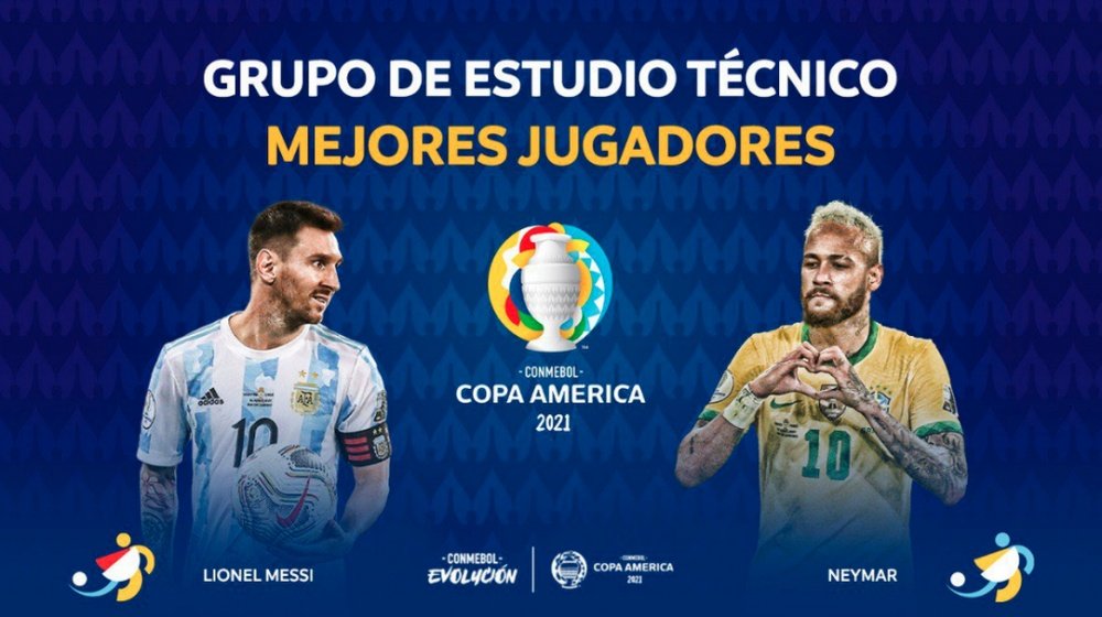 Messi and Neymar have won the Copa America player of the tournament award. CONMEBOL