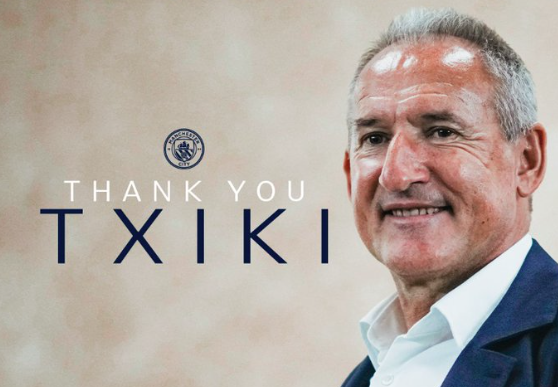 Manchester City have confirmed the departure of Txiki Begiristain. The director of football ends his 13-year tenure at the Etihad Stadium, with the Champions League title the ultimate reward for his project.