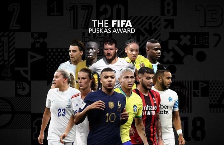 Hay un total de 11 nominados al prestigioso premio. FIFA