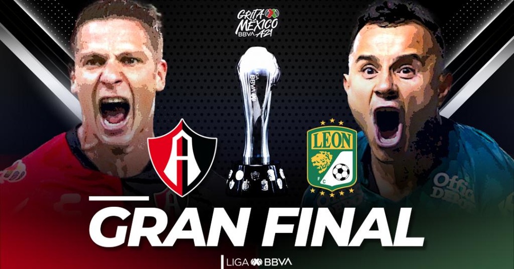 León-Atlas, la gran final del Apertura Mexicano 2021. Twitter/LigaBBVAMX