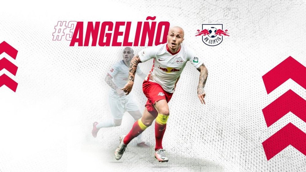 Angeliño vuelve al RB Leipzig como cedido. Twitter/DieRotenBullen