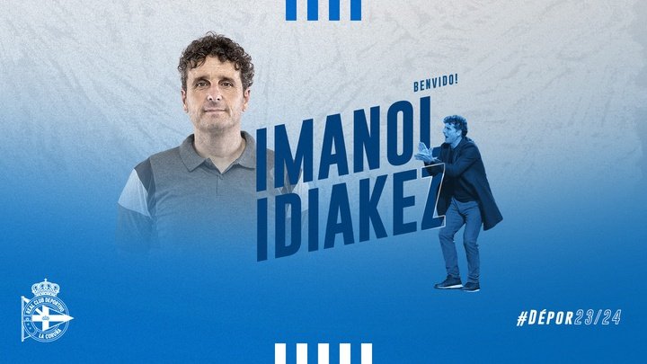 Idiakez, nuevo entrenador del Deportivo
