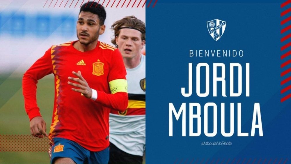 OFFICIEL : Monaco prête Mboula à Huesca. Twitter/SDHuesca