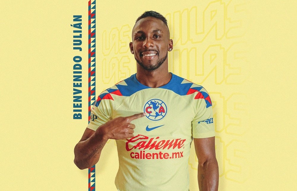 El América incorpora a Julián Quiñones. ClubAmerica