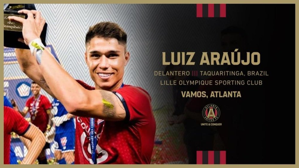 Luiz Araújo cambia el Lille por el Atlanta United. EFE/Archivo