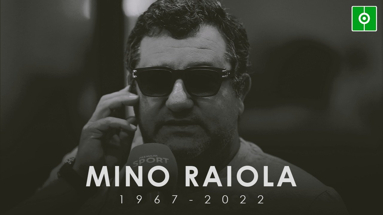 ï»¿OFFICIAL: Mino Raiola dies on the age of 54