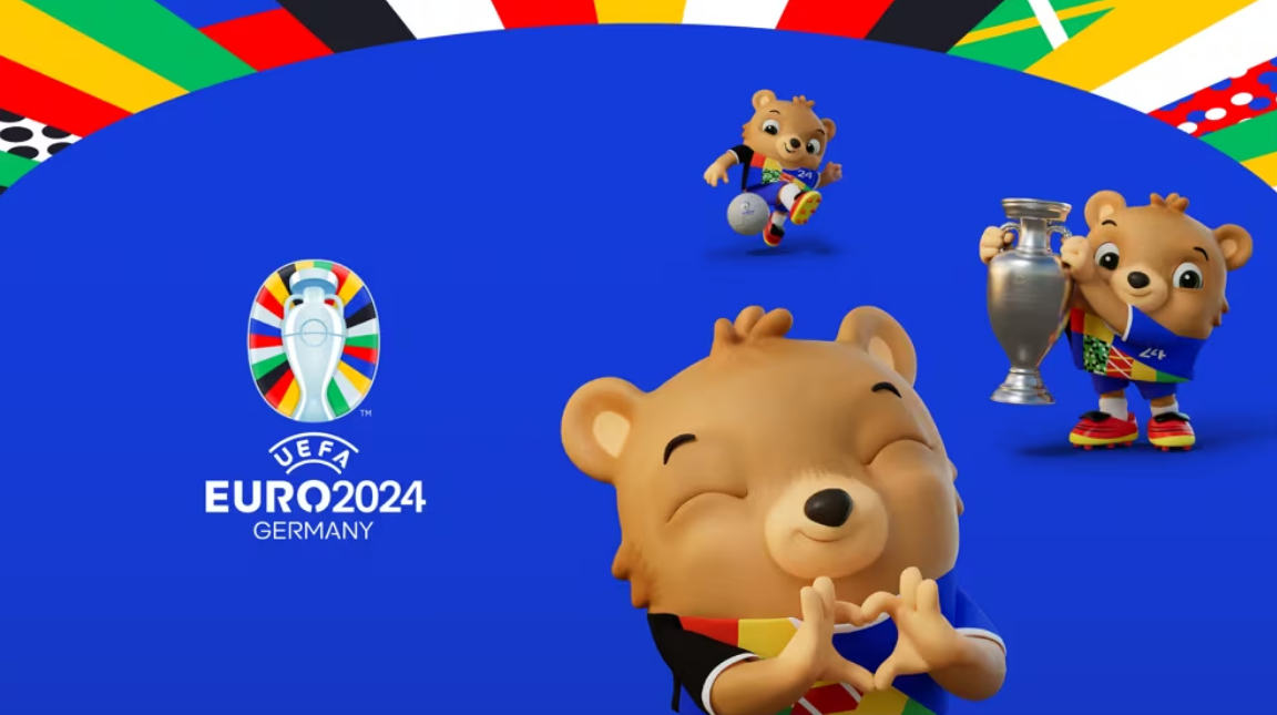 La Euro 2024 presenta su mascota, un osito de peluche