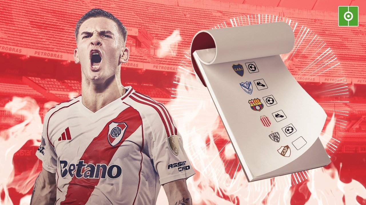 Mastantuono enlaza cinco partidos marcando o asistiendo. BeSoccer