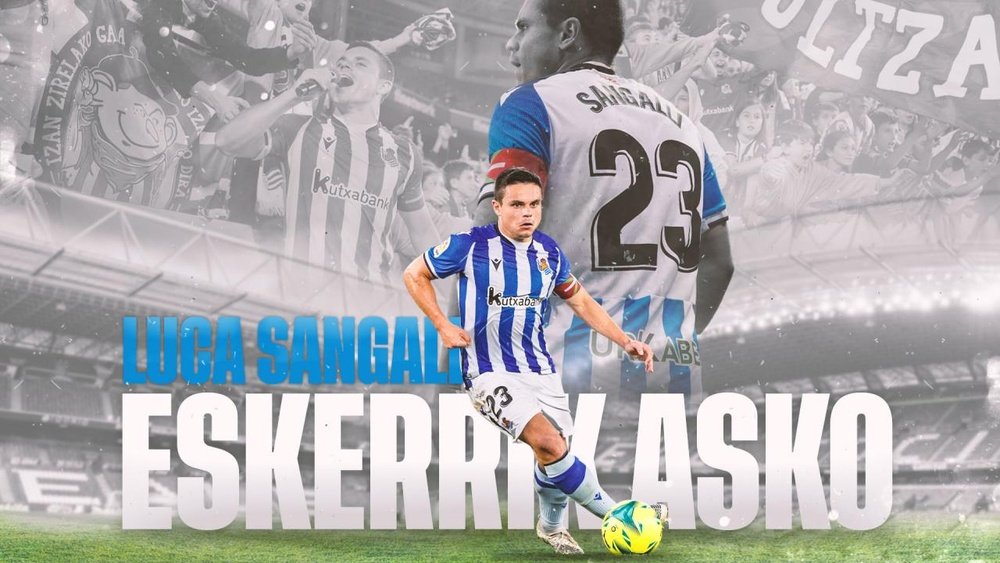 Sangalli abandona la Real Sociedad tras 15 años. Twitter/RealSociedad
