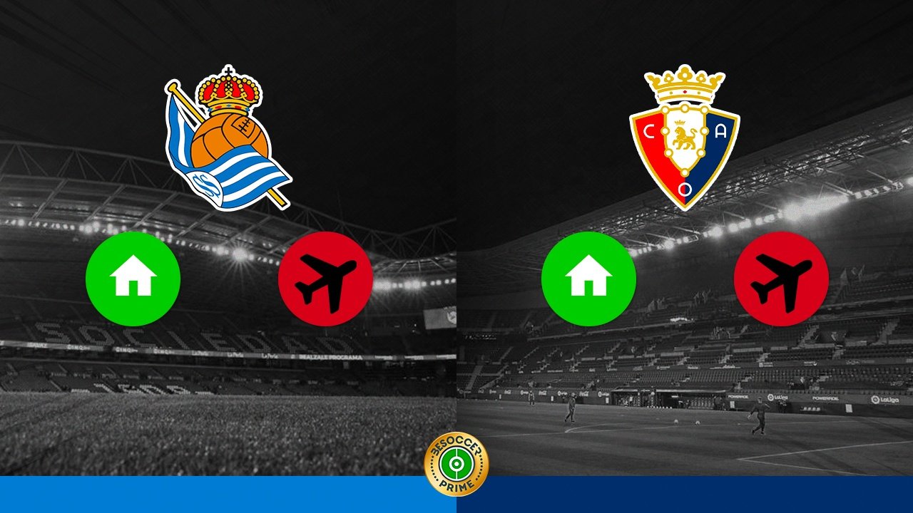 La Real Sociedad y Osasuna, entre los peores visitantes de las cinco grandes ligas. BeSoccer Prime