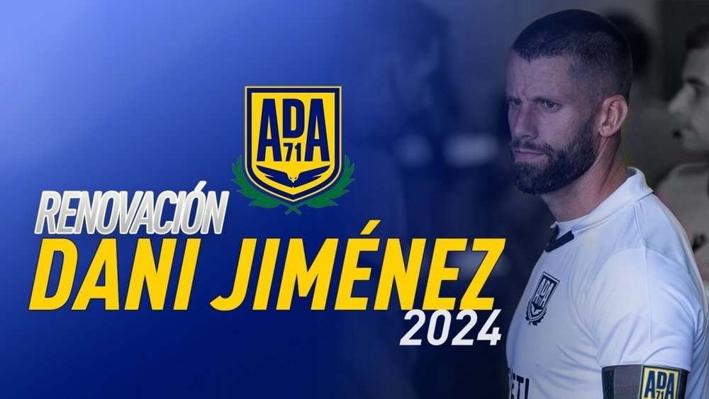 El Alcorcón renueva a Dani Jiménez hasta 2024. ADAlcorcón