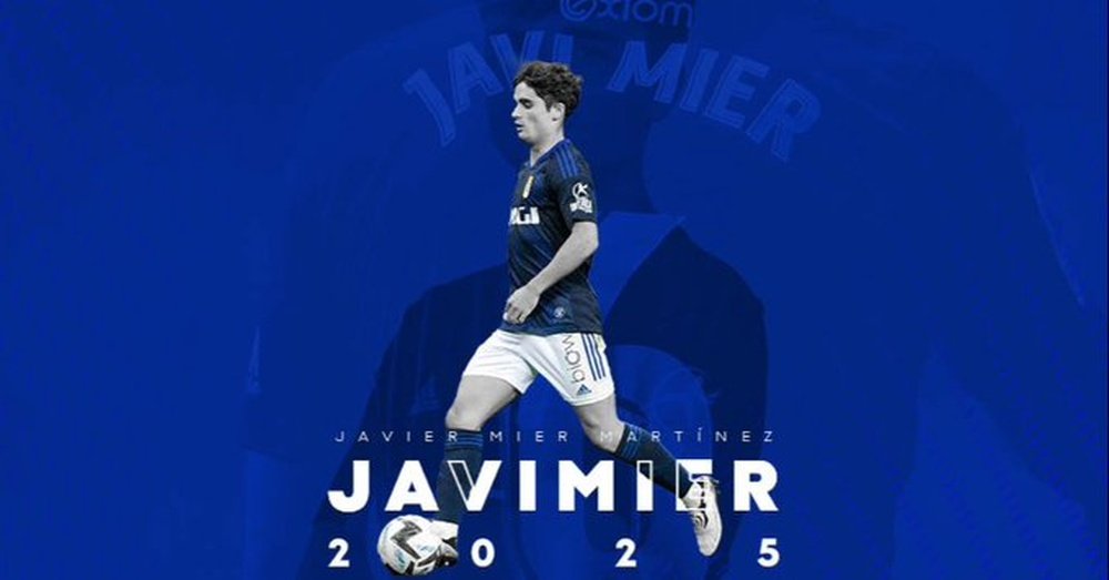 El Oviedo ata a Javi Mier hasta 2025. RealOviedo