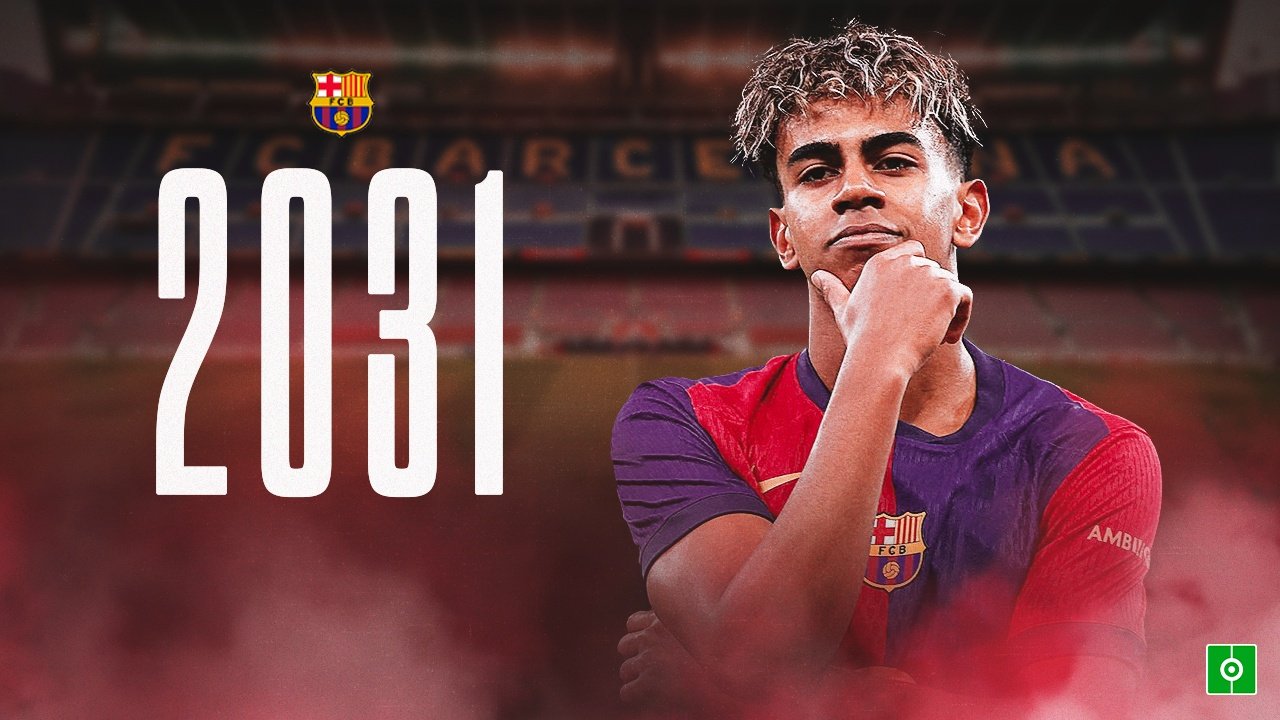El Barça renueva a Lamine Yamal hasta 2031. BeSoccer
