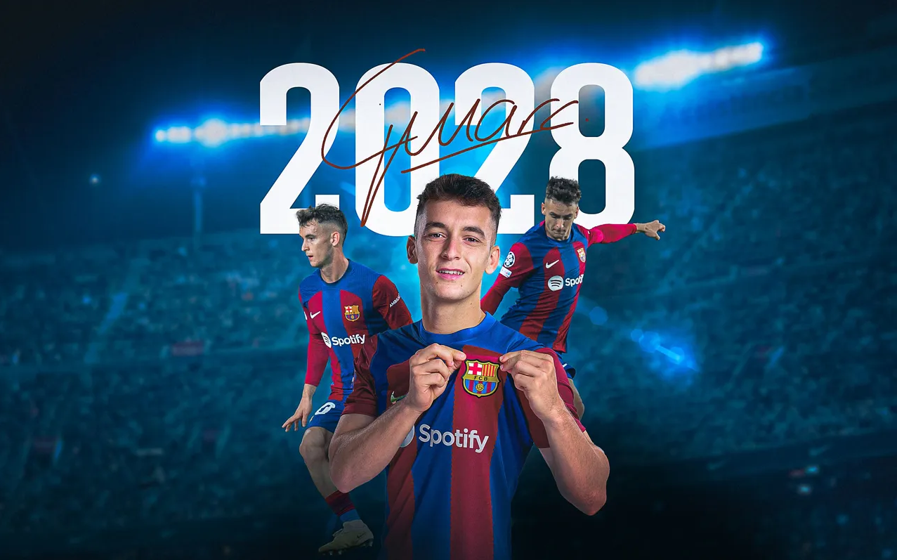 El Barça renueva a Marc Casadó hasta 2028