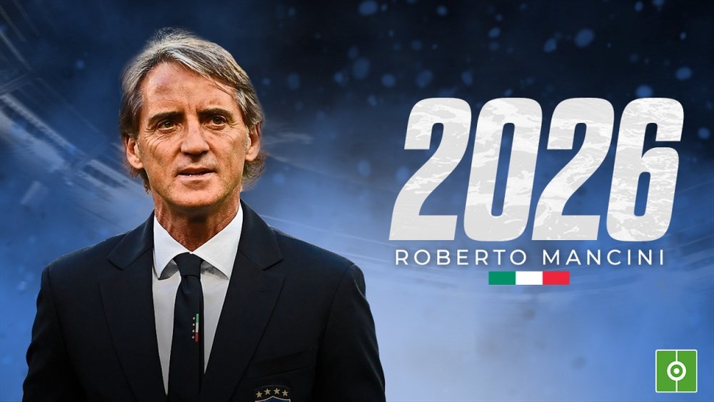 Mancini renueva con Italia hasta 2026. BeSoccer