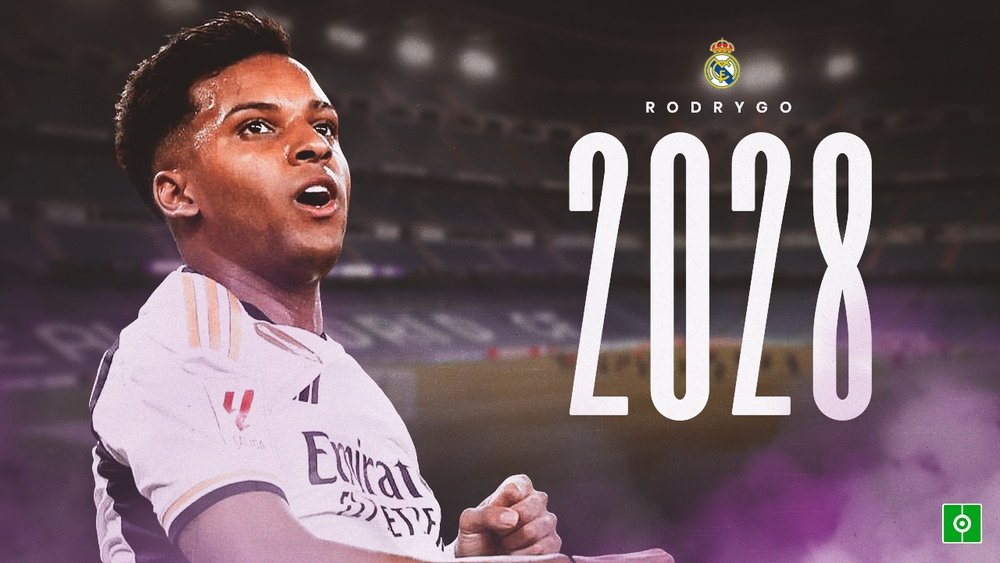 Rodrygo renova com o Real Madrid até 2028. BeSoccer