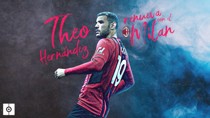 Theo renueva con el Milan hasta 2026. BeSoccer