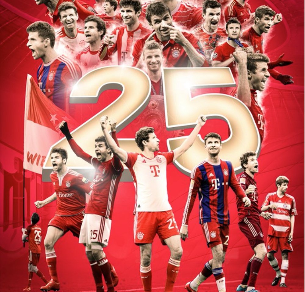 Thomas Müller renova com o Bayern até 2025. FCBayern