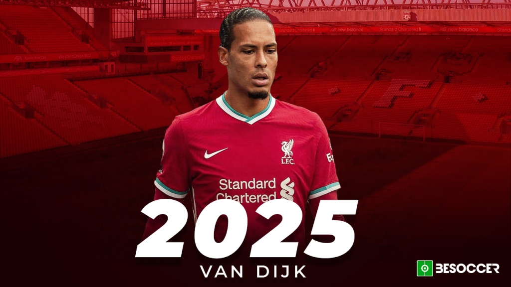 OFICIAL el Liverpool renueva a Van Dijk hasta 2025