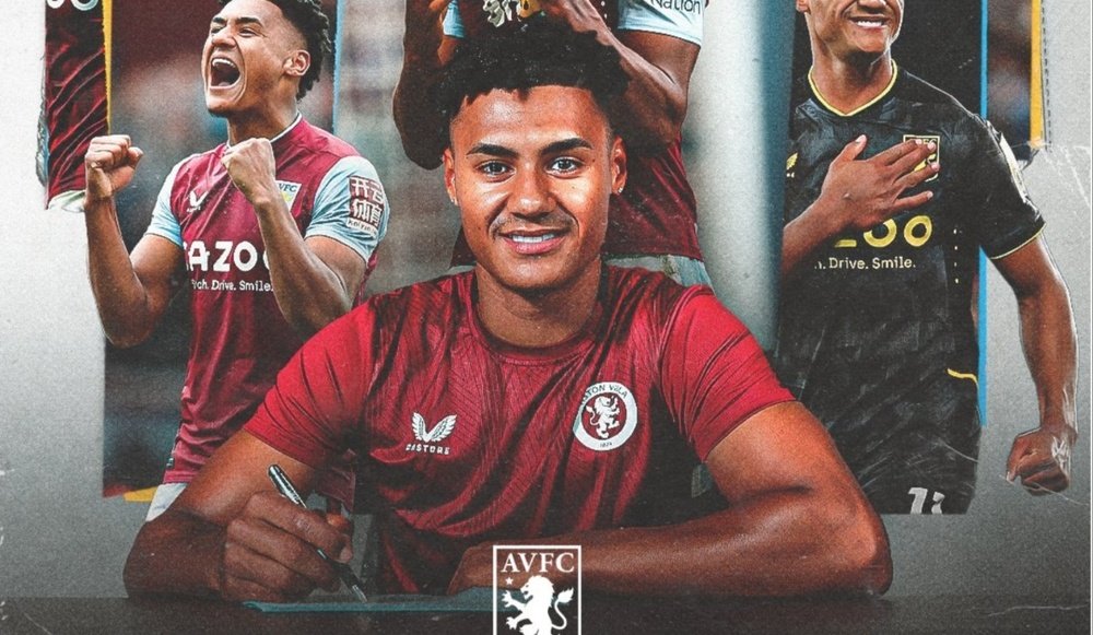 Watkins has renewed his contract with Aston Villa until 2028. Twitter/AVFCOfficial